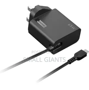 Lenovo 65w Usb-C Wall Adapter With a Uk Plug.