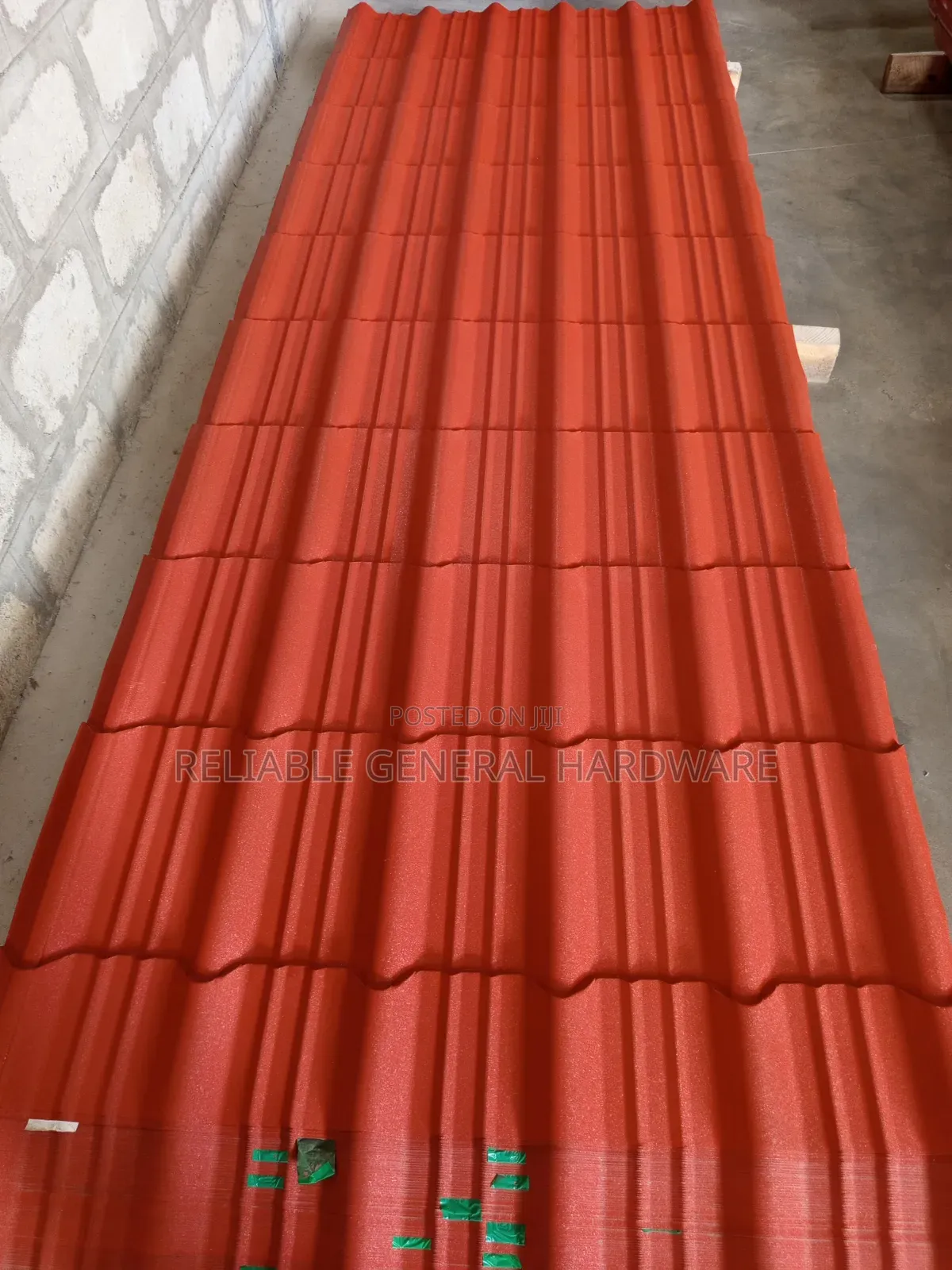 Supertile Versatile Iron Sheets G.28 Mat Tile Red