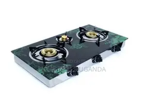 Pixel 3 Burner Gas Stove Tripple With Auto Ignition Tempered Glass