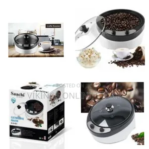Saachi Electric Coffee Roaster Machine Round Coffee Bean Roasting