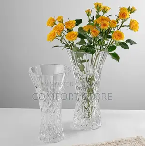 Crystal Flowers Vase