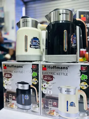 Stainless Steel Interior Electric Kettle Hoffman Kettle