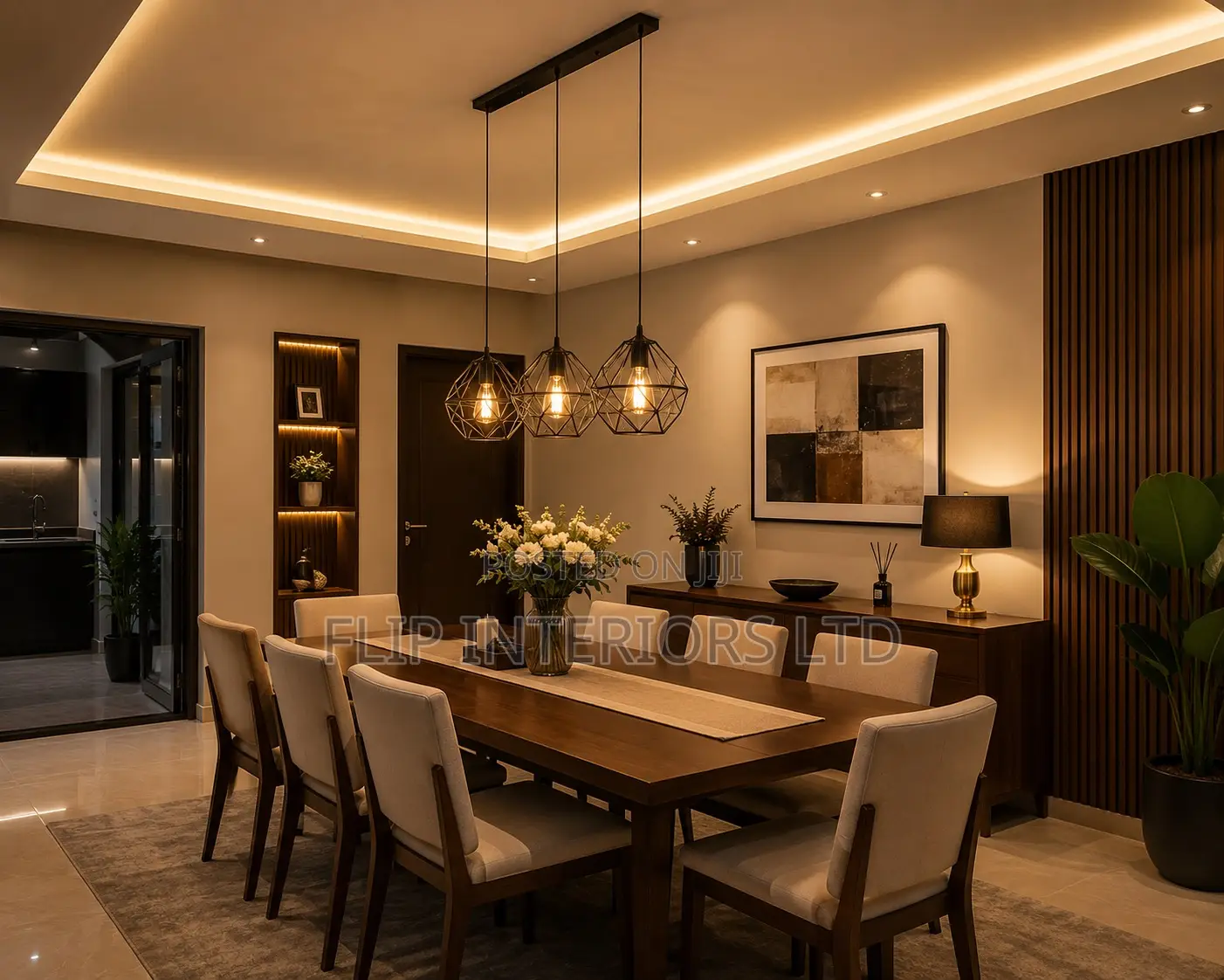 Dining Area Lighting Design Installation Services