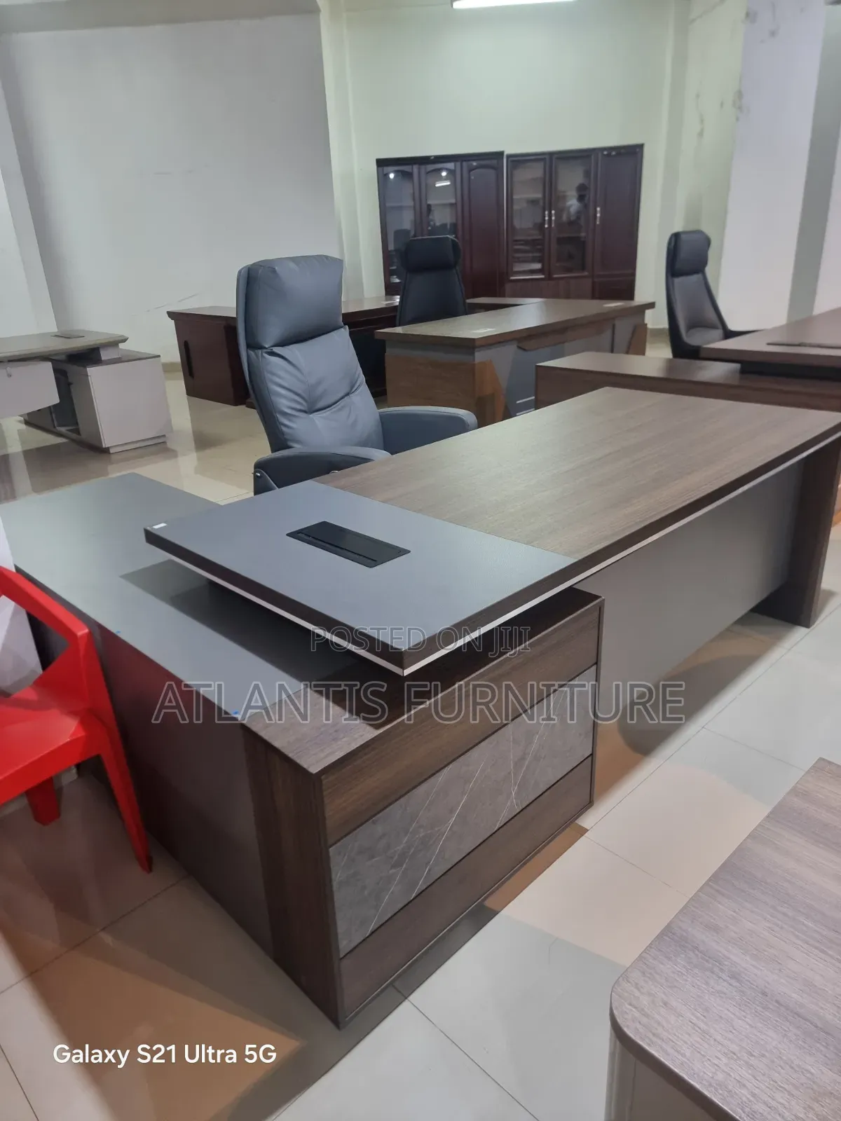 Faux Leather Office Chair Original With Desk