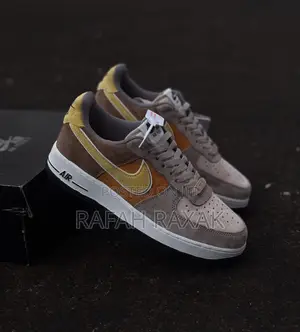 Multi-Colored Suede Colorways Nike Air Force 1’07 Low Sneakers