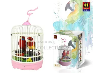 Electric Bird Cage With Two Patriots