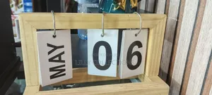 Wooden Crafted Timeless Calendar