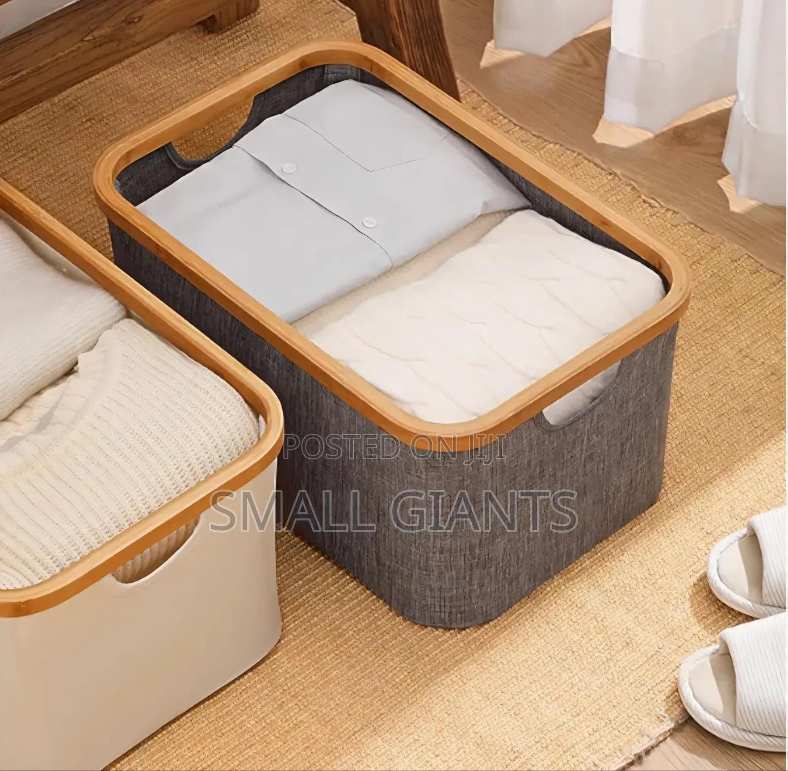 Modern Foldable Rectangular Storage Basket