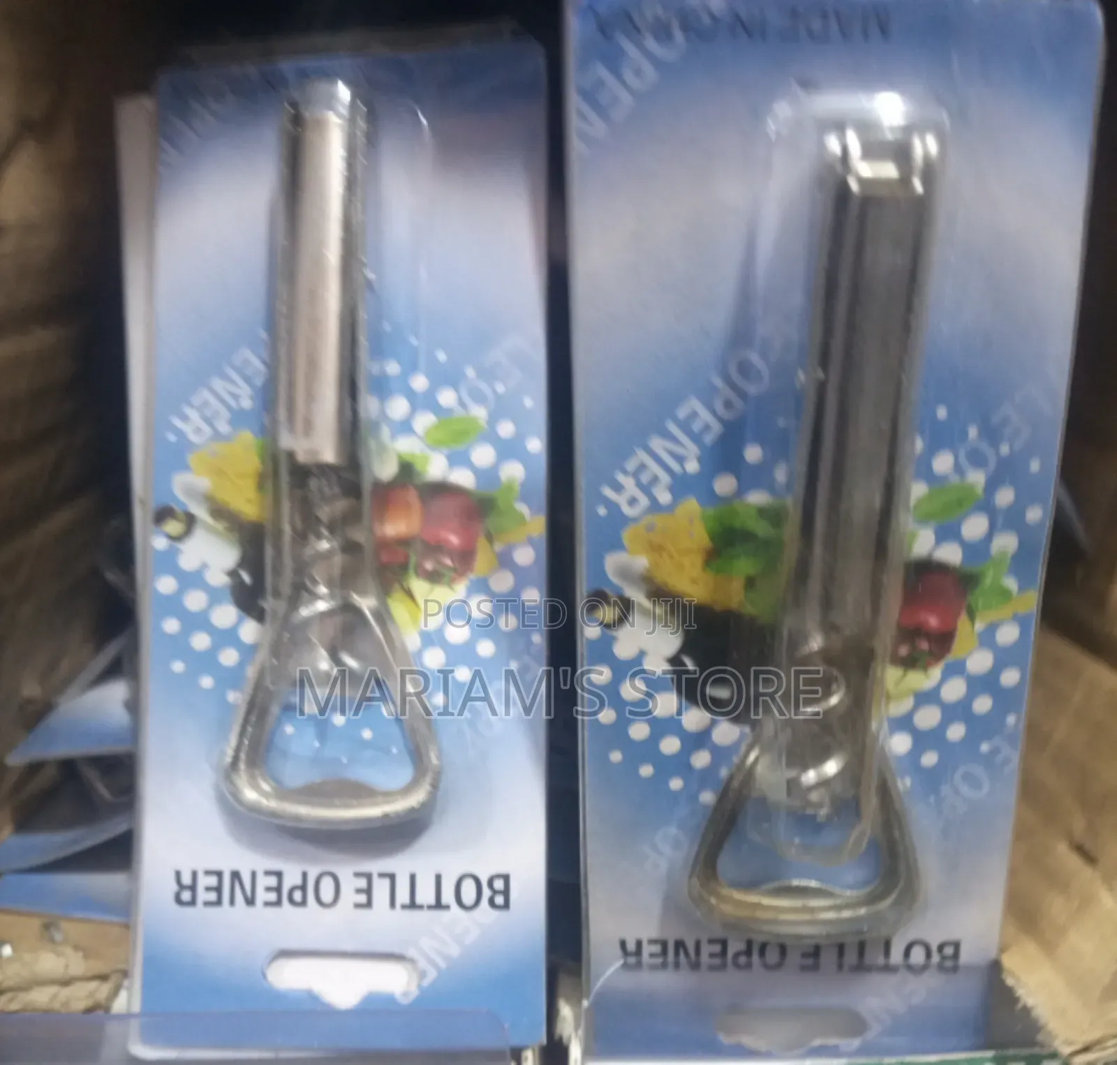 Stainless Steel Bottle Opener and a Corkscrew