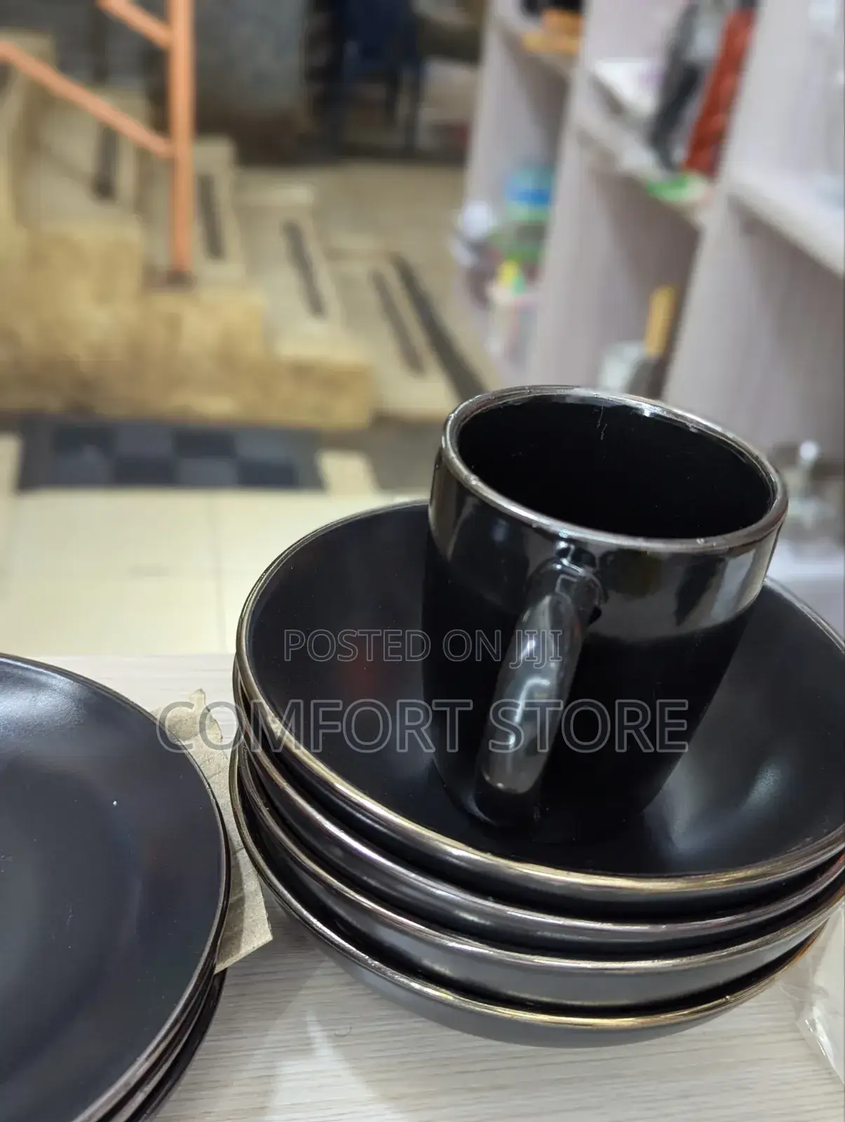 12 Cups, Plates and Sauces for Serving