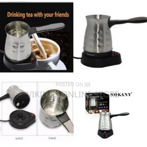 Sokany 0.5l Coffee Maker Machine Stainless Steel Electrical Kettle Pot