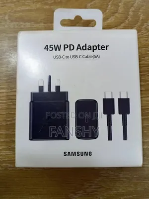 Original 45w Samsung C to C Fast Charger