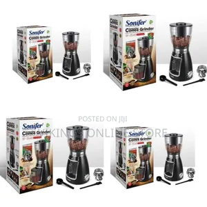 Sonifer Electric Nuts Spice Herbs Coffee Grinder Machine -Black