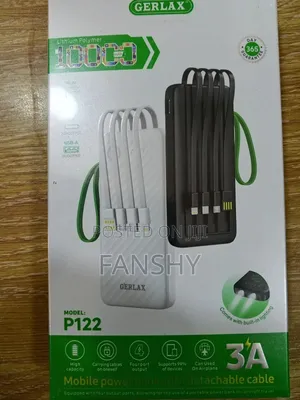 Original 4 Point Output 10,000mah Power Bank - Super Fast Charging