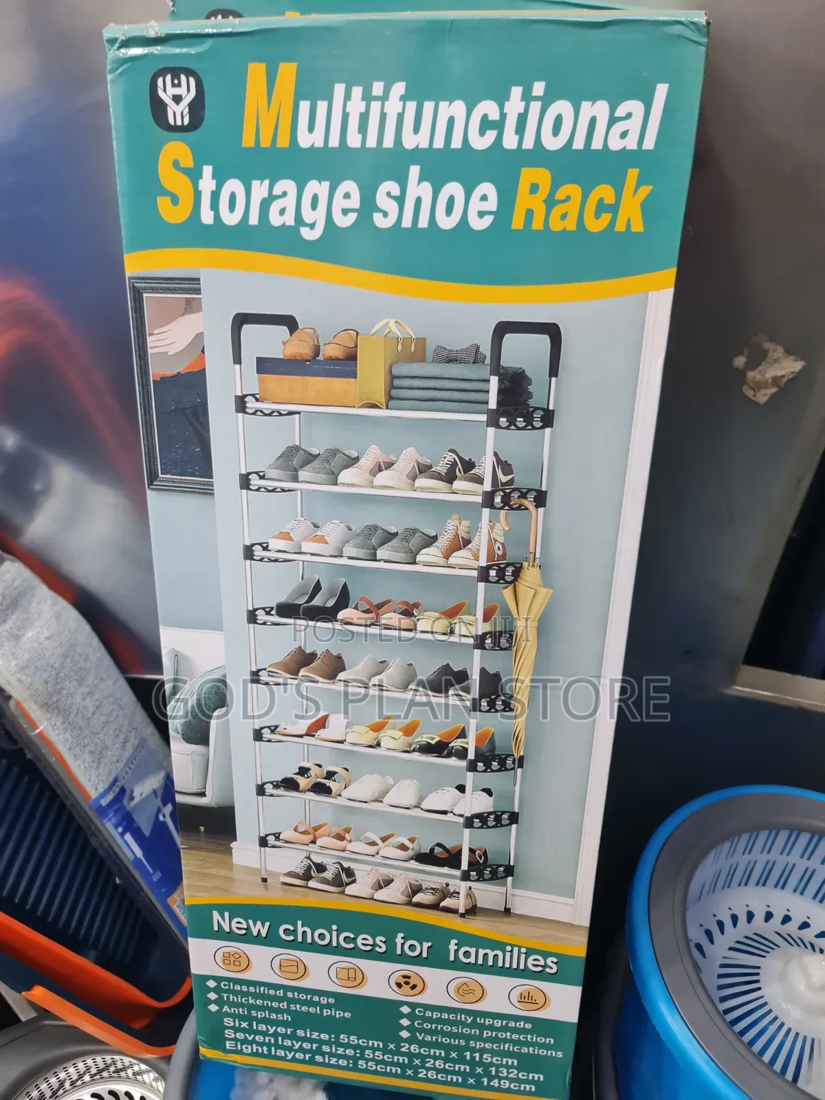 Storage Shoes Rack Plastic Storage Shoe Rack 8layers