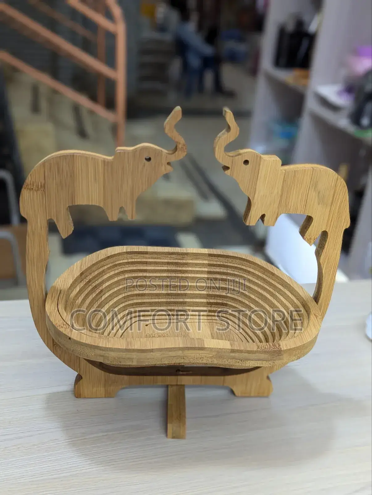 Creative Foldable Bamboo Fruit Basket