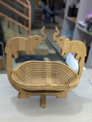 Creative Foldable Bamboo Fruit Basket