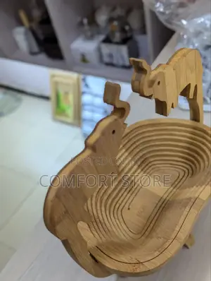 Creative Foldable Bamboo Fruit Basket