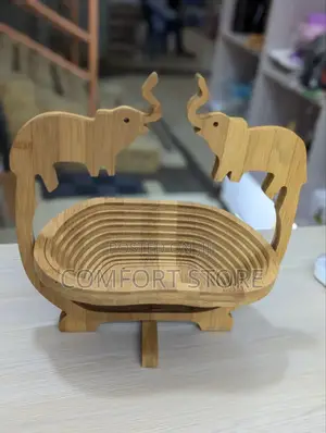 Creative Foldable Bamboo Fruit Basket