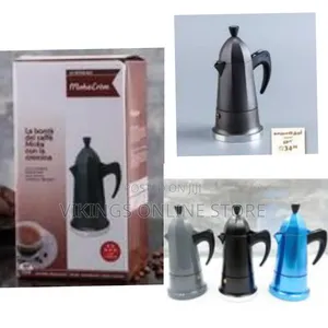 6 Cups Moka Pot Large Capacity Stainless Steel 304 Moka Pot Coffee