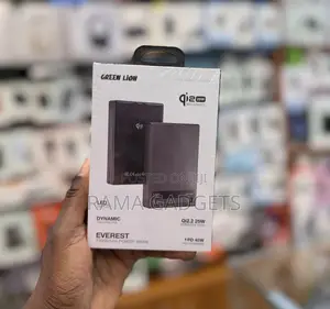 Green Lion Everest 10000mah Power Bank Featuring a Dynamic Cooling Fan