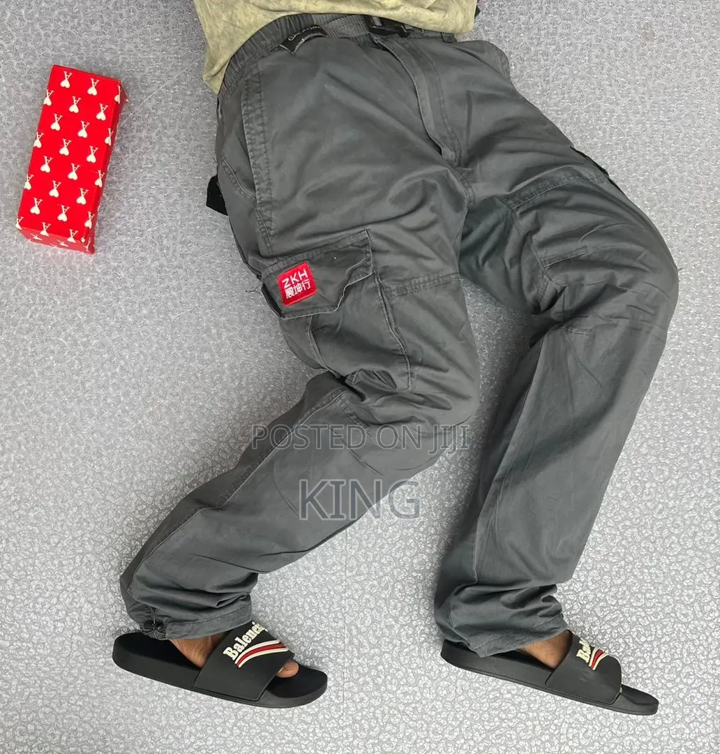 Cargo Pants. Grey, Black, Kaki