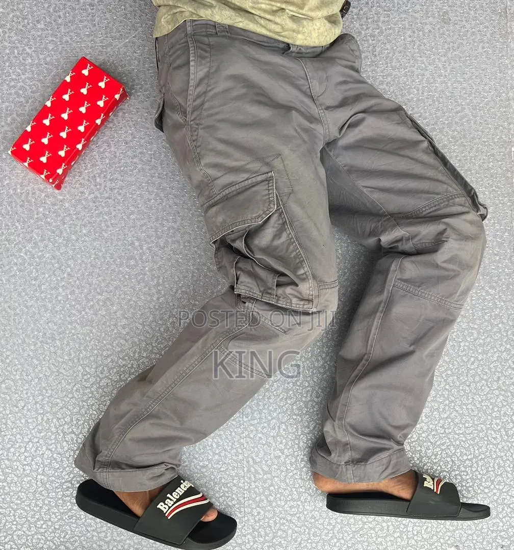 Cargo Pants. Grey, Black, Kaki