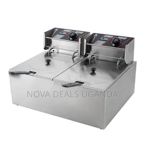 Raf 10l Double Deep Fryer Electric Stainless Steel Brand New