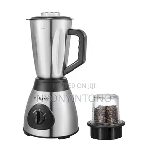Sokany 2 in 1 High-Quality Stainless Steel Blender