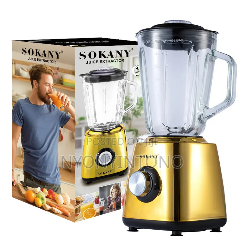 Sokany 2 in 1 Basic Blender With Grinder Sk-154