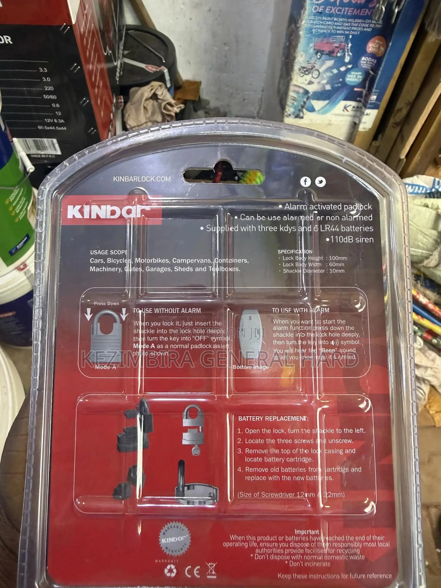 Top Security Pad Lock