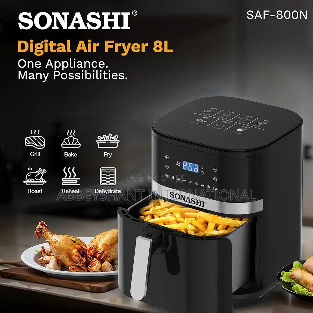 Sonashi Digital Air Fryer Saf-800n