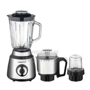 Sokany 3 in 1 Stainless Steel Blender ,Chopper and Grinder