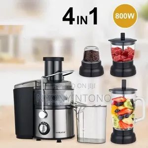 Sokany 4 in 1 Juicer, Blender,Chopper and Grinder Sk-4009