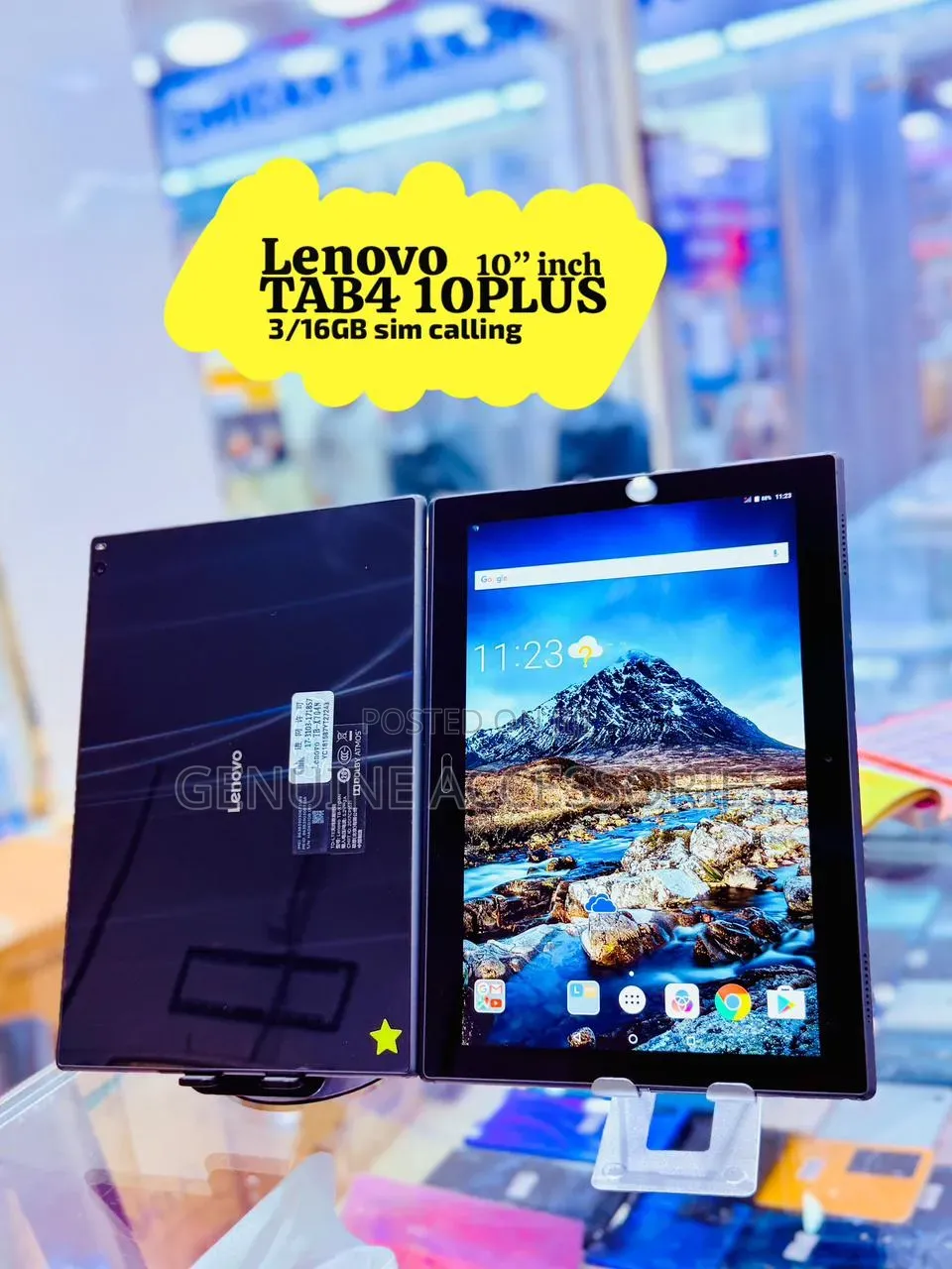 Lenovo Tab 4 10 Plus 16 GB Black