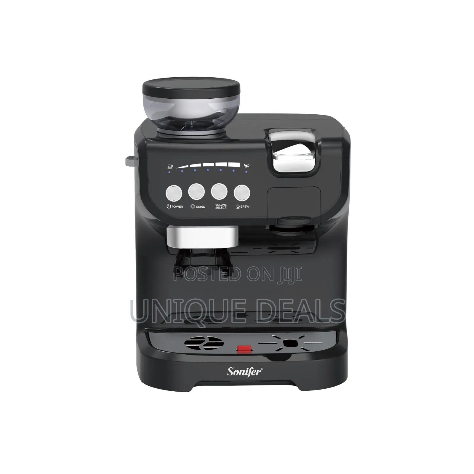 Multi-Capsule Coffee Machine With a Built-in Grinder.