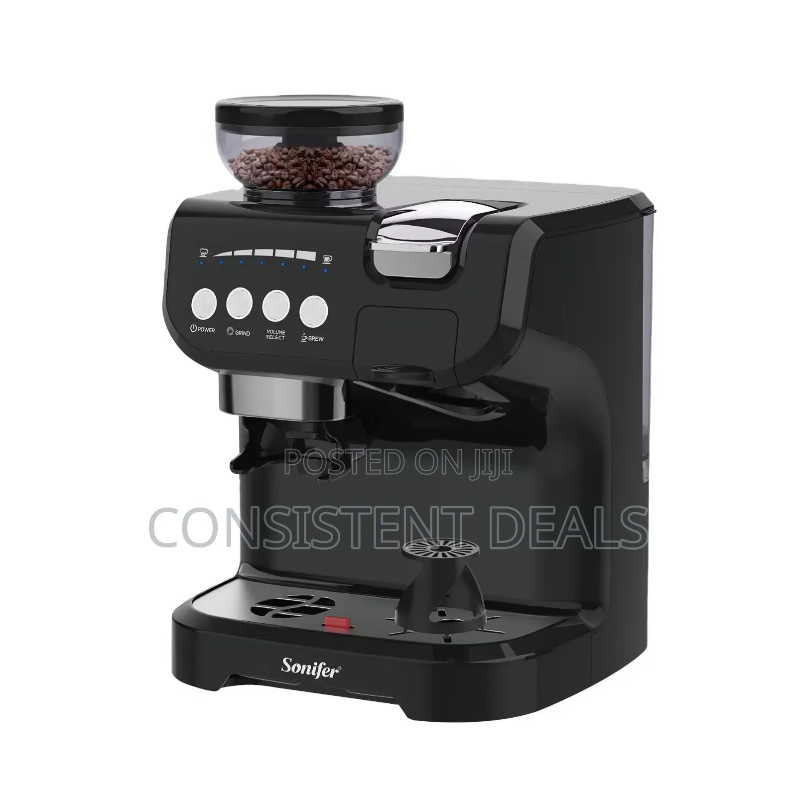 Professional Semi Automatic Expresso Coffee Machine With Grinder