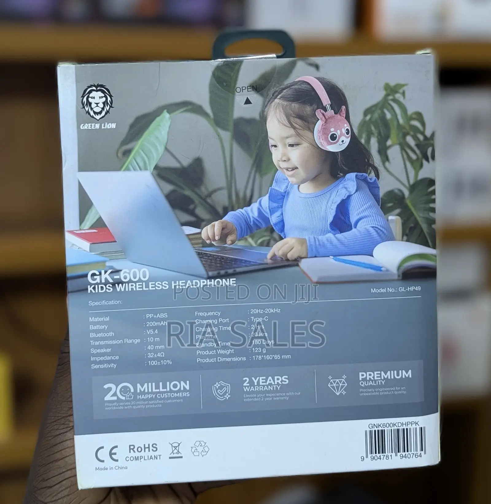 Green Lion Gk-600 Kids Headset