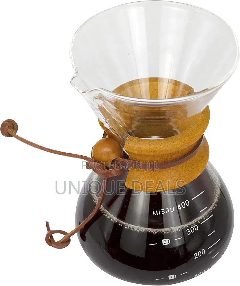 Glass Pour-Over Coffee Maker Pot 400ml