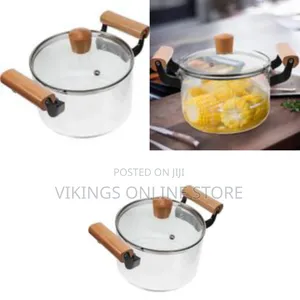 2.5l Soup Steam Pot Cooking Saucepan Glass Ramen Bowls Large Roasting