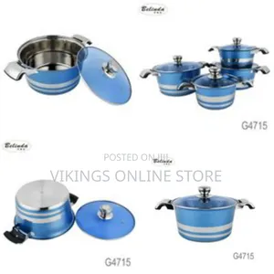 Stainless Steel 8pc Induction Cooker Cookware Set Classic Soup Serving