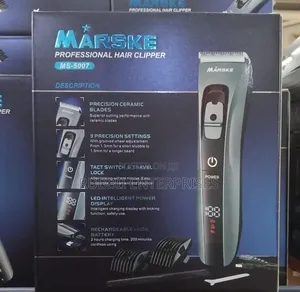 Professional Cordless Hair Clipper ~ Digital Led Battery ~ Ms-5007