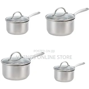 1.9l Stainless Steel Saucepans Milk Cookware Pot- Silver