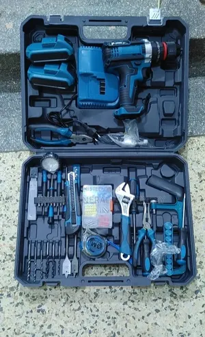 Tool Set/Rechargeable Drill Machine With Accessories