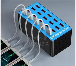 100w 20-Port Usb Smart Charger Station
