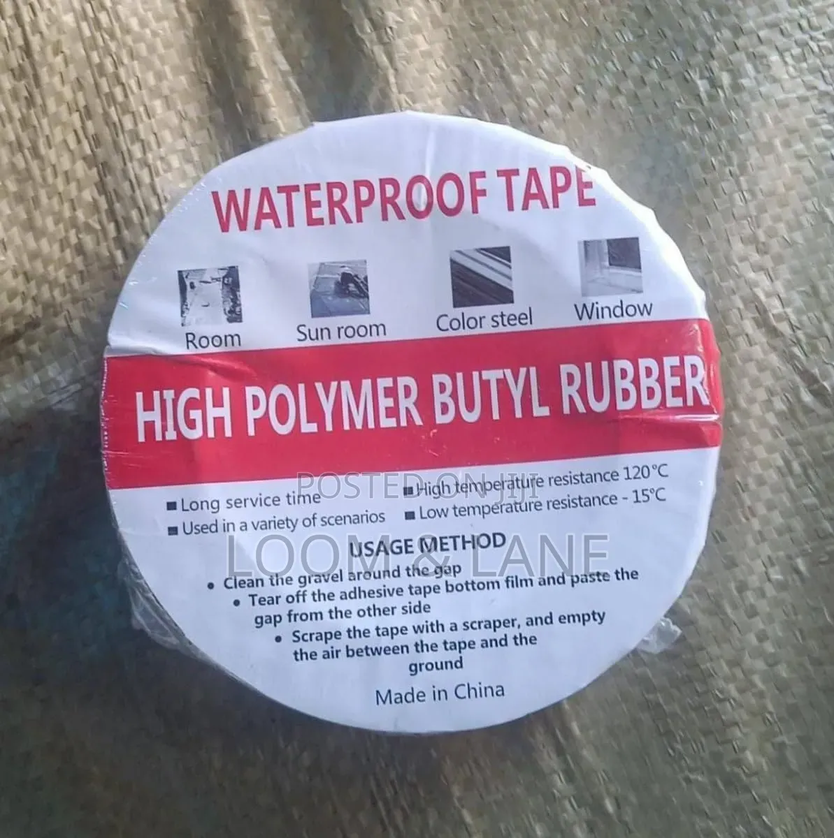High Polymer Butyl Rubber Waterproof Tape