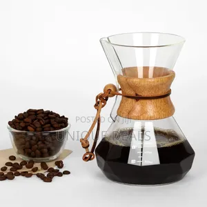 600ml Pour-Over Coffee Maker Pot With a Stainless Steel Filter