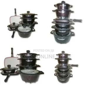 Malveen 12 Pieces Round Non-Stick Serving Dishes Saucepans Cookware