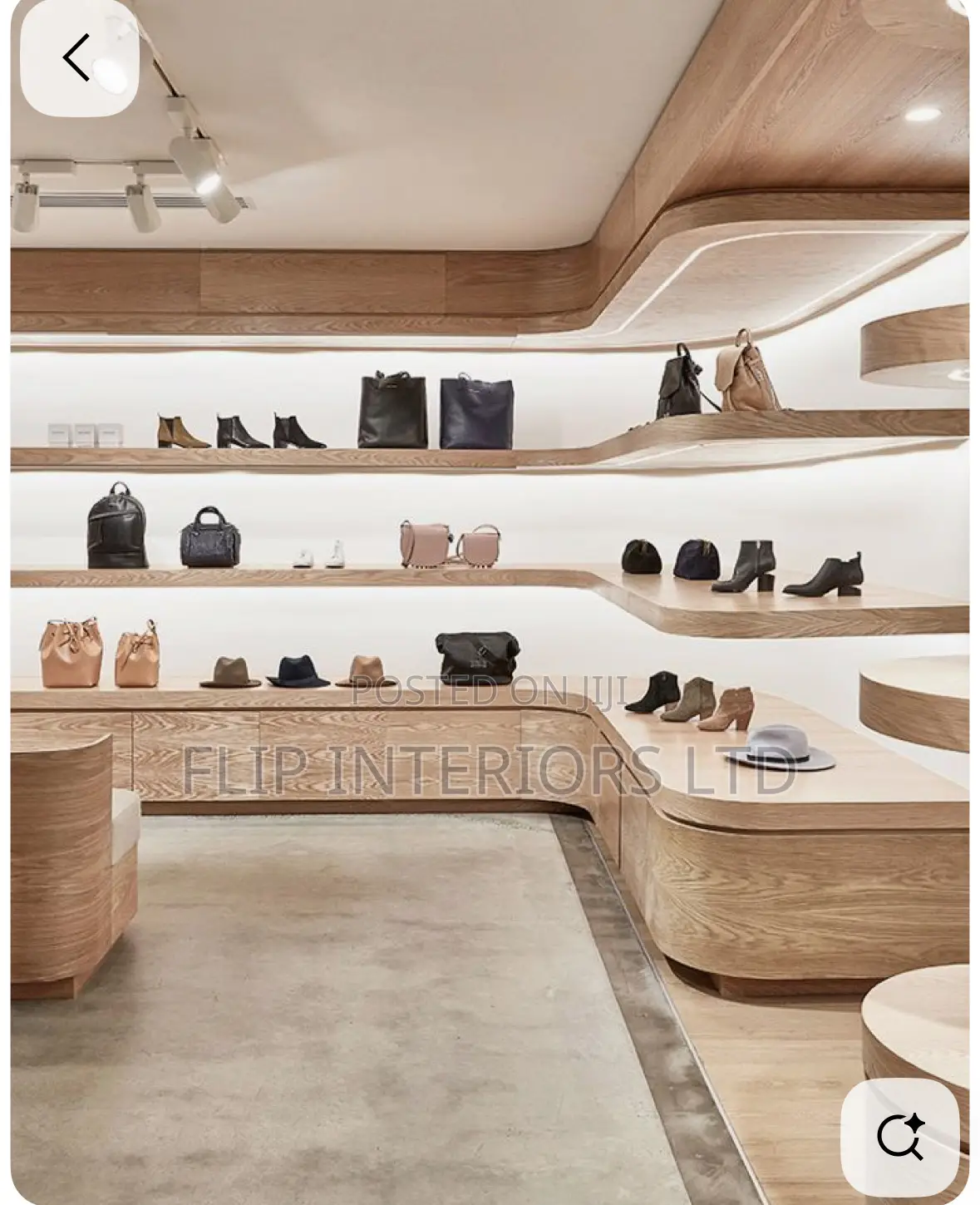 Modern Shop Interior Design Setup
