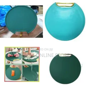 Double Sided Non-Slip Anti-Mold Chopping Board Round Kitchen Cutting
